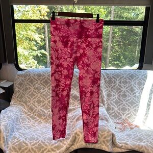 NWOT - New Mix - Pink Leggings with Tie-Dye Pattern